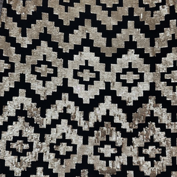 Sass & Bide Black and Gold "Playman" Cocktail Dress - Picture 12 of 16